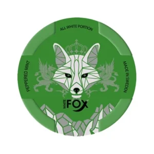 White Fox Peppered Mint Slim All White