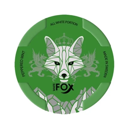 White Fox Peppered Mint Slim All White